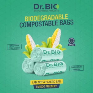Compostable bags, dr.bio, dr bio, compostable garbage abgs